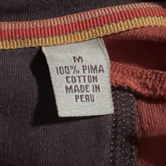 Tommy Bahama Sweatshirt Mens Medium M Orange Quarter Zip Sweater Cotton Relax - Picture 5 of 5